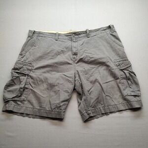 Foundry Shorts Mens 46 Gray Cargo‎ Mid Rise Medium Wash Outdoor Hiking Camping